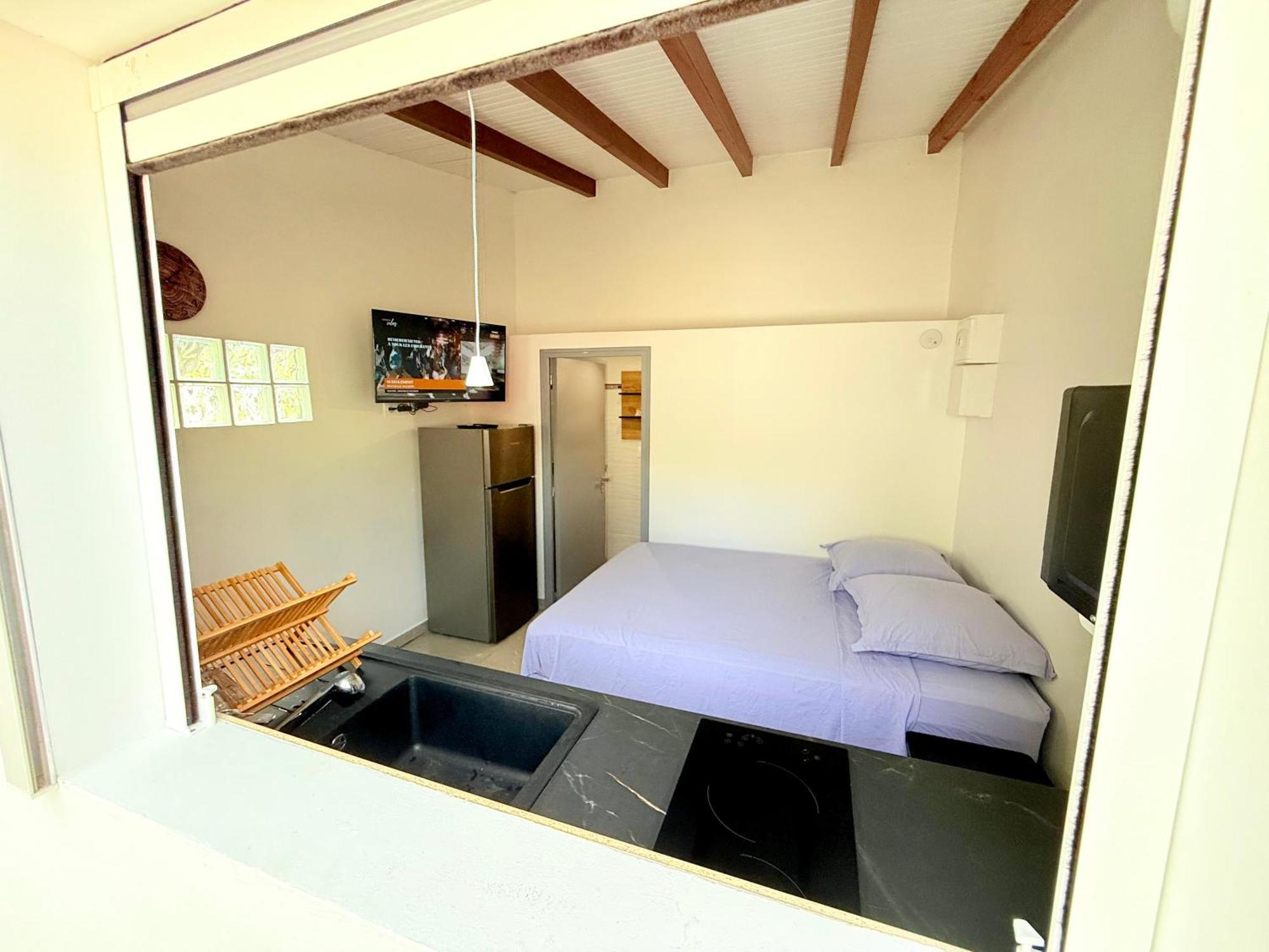 Studio Cosy Equipe A 5Min De La Plage Vieux-Habitants Exterior foto
